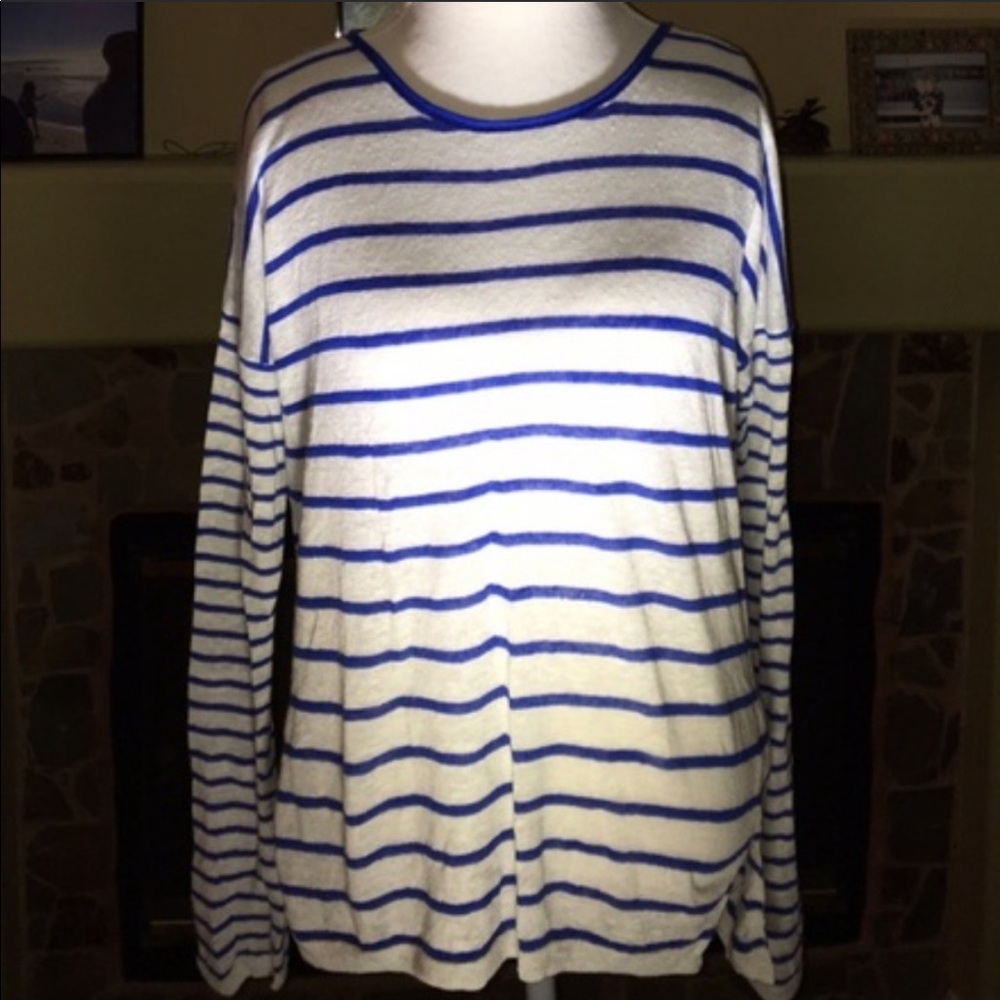 VINCE Oversized Linen Sweater